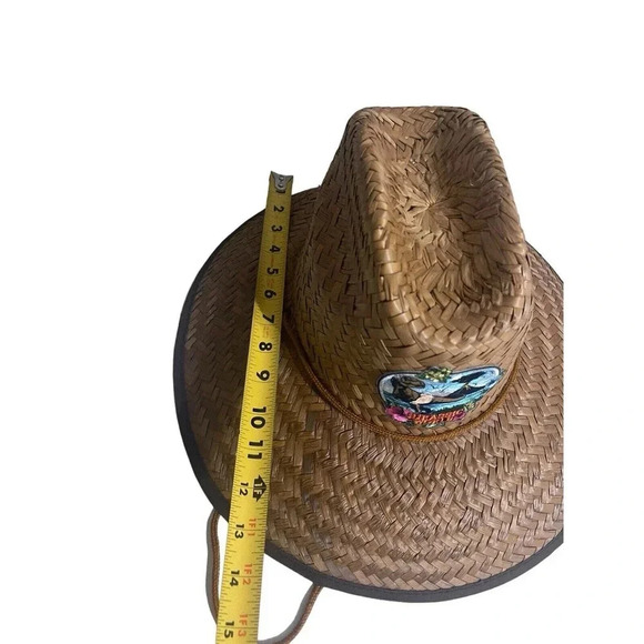 Jurassic World Straw Safari Sun Hat Draw Cord Adult OSFM 100% Straw Comfort Band main image 8